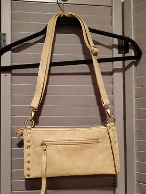 Street Level Pale Yellow Crossbody or Clutch Purse